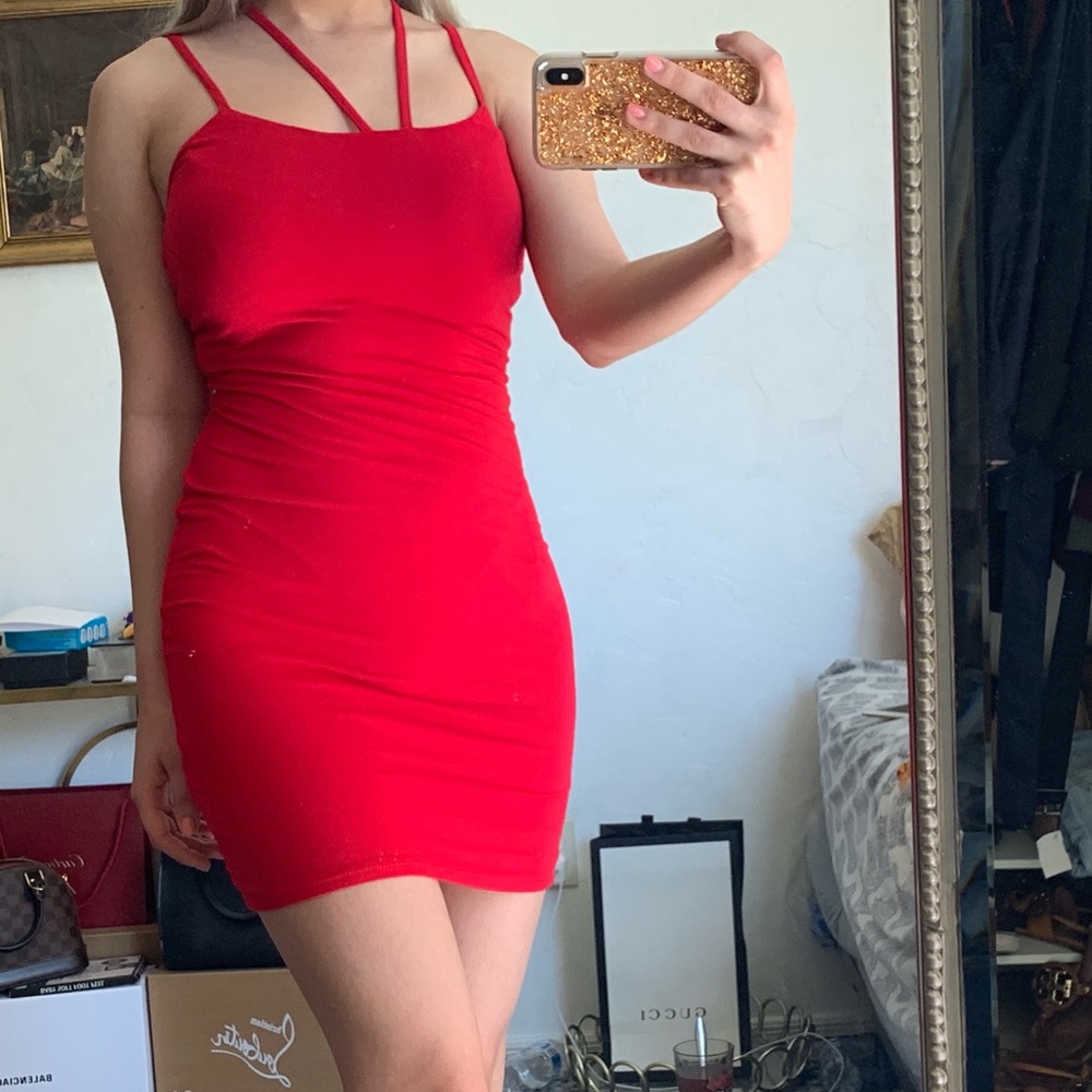 {ASOS} red dress - Picture 2 of 3